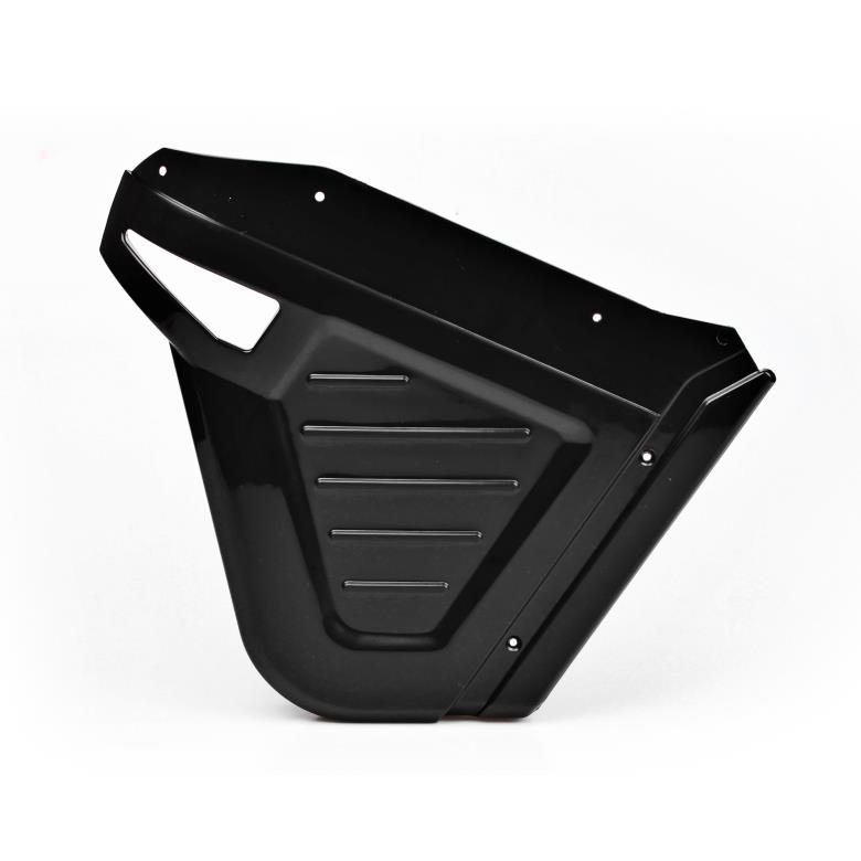 Cross: Left plastic bodywork (black)